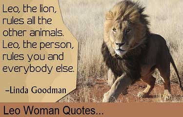 Leo woman quotes